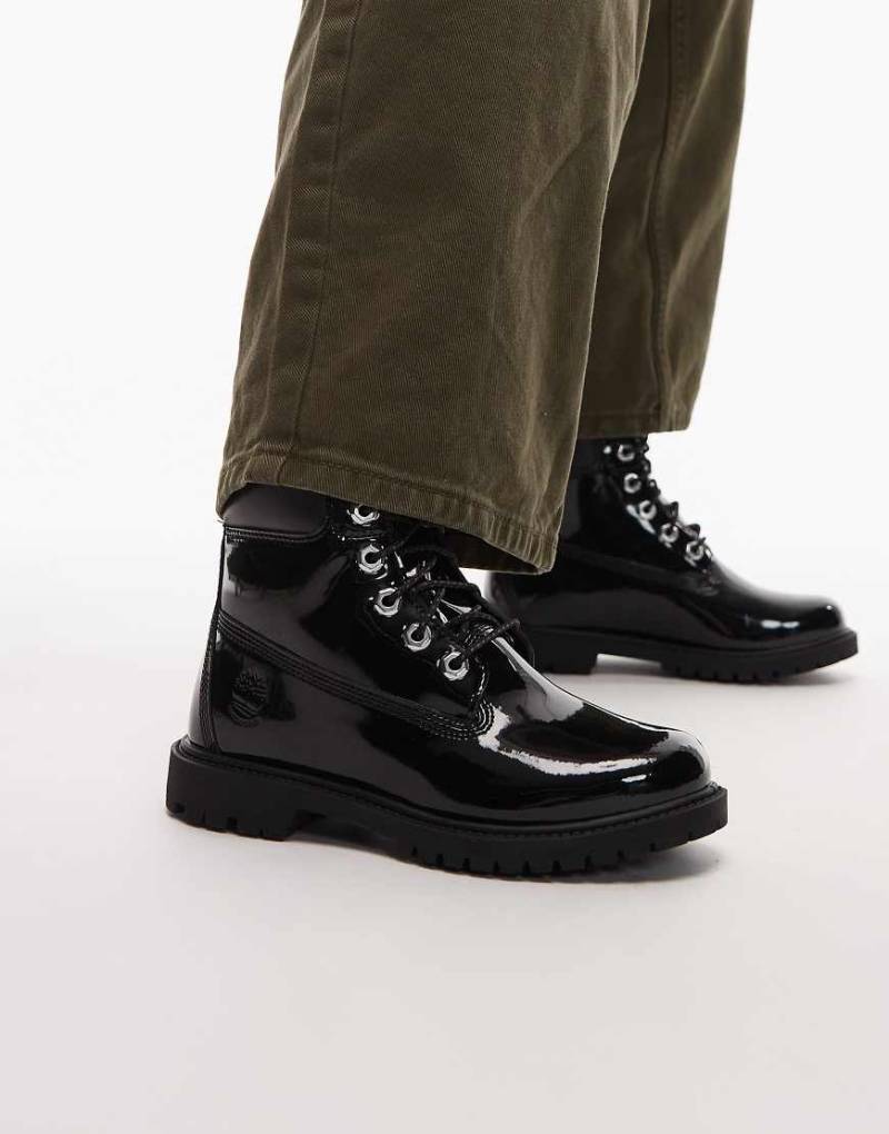 Timberland - Hochwertige 6-Zoll-Stiefel aus Lackleder in Schwarz von Timberland