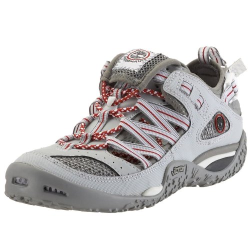 Timberland Hydroclimb 31673, Damen Sportschuhe - Wassersport, grau, (light grey/red), EU 39.5, (US 8 1/2), (UK 6 1/2) von Timberland