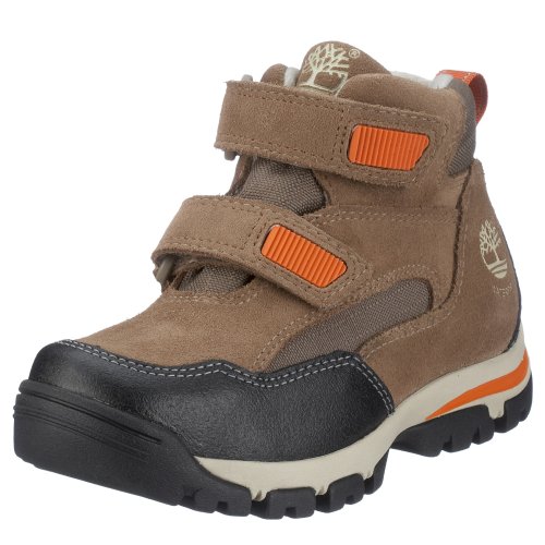 Timberland Inclement Traveler 66708, Unisex - Kinder , beige, (Greige sued with Orange ) (BGE/BEI), EU 35 (US 3) von Timberland