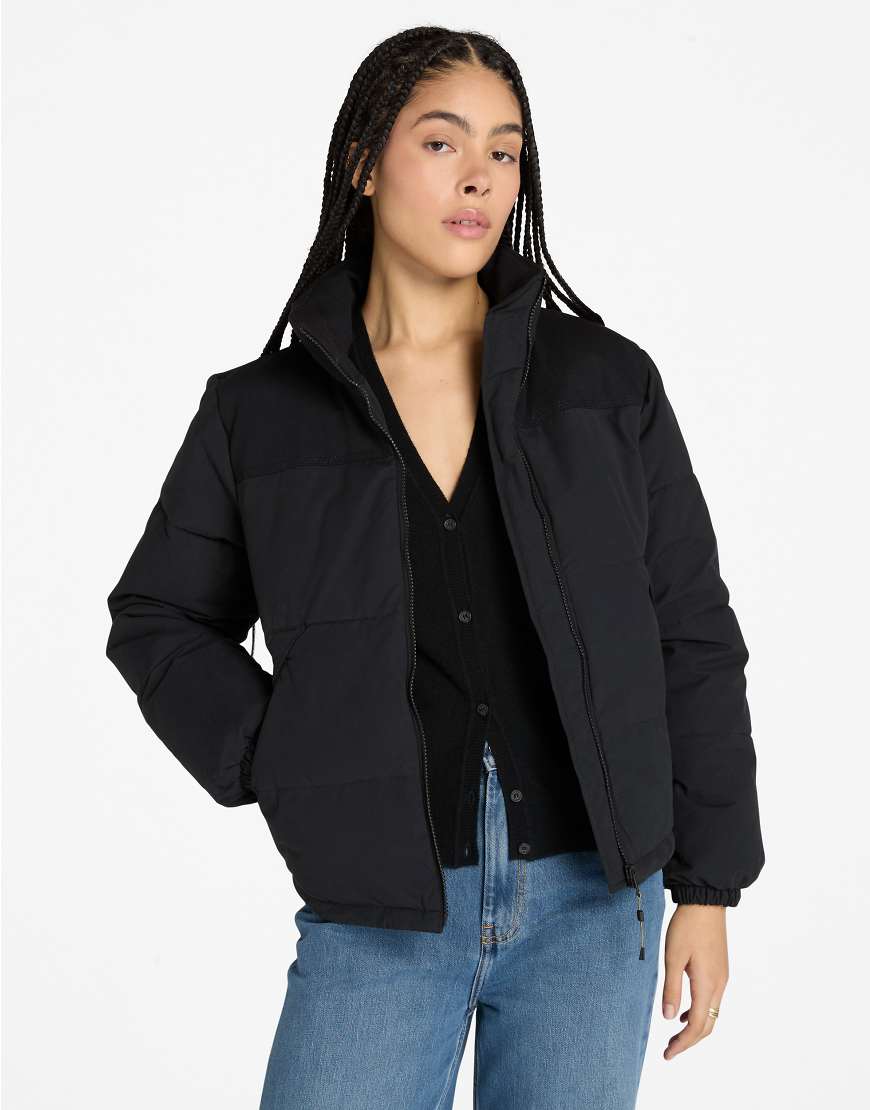 Timberland - Isolierte Pufferjacke in Schwarz mit synthetischem Futter von Timberland