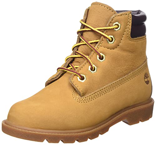 Timberland Jungen Unisex Kinder 6 Inch WR Basic (Toddler) Ankle Boot, Wheat, 23 EU von Timberland