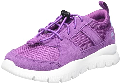 Timberland Jungen Unisex Kinder Boroughs Project L/F Ox (Toddler) Sneaker Low Top, Medium Purple Suede, 22 EU von Timberland