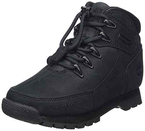 Timberland Jungen Unisex Kinder Euro Rock (Toddler) Chukka/Mid, Black Nubuck, 27 EU von Timberland