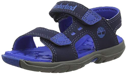 Timberland Jungen Unisex Kinder Moss Jump 2 Strap (Toddler) Sandalen, Navy, 27 EU von Timberland