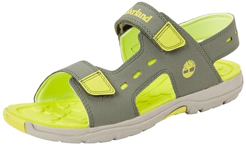 Timberland Jungen Unisex Kinder Moss Jump 2 Strap (Toddler) Sandal, Dark Green, 28 EU von Timberland