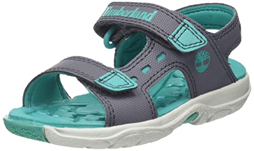 Timberland Jungen Unisex Kinder Moss Jump Sport Sandal, Dark Grey, 24 EU von Timberland