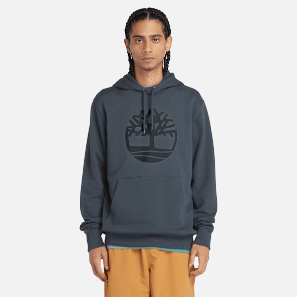 Timberland - Kennebec River Kapuzenpullover mit Baum-Logo für Herren in Dunkelblau, Mann, Blau, Größe: L von Timberland