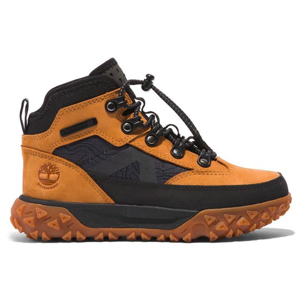 Timberland - Kid's Greenstride Motion 6 Mid Bungee WP Boot - Freizeitschuhe Gr 36 braun von Timberland