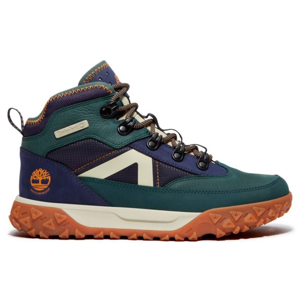 Timberland - Kid's Greenstride Motion 6 Mid Bungee WP Boot - Freizeitschuhe Gr 38 blau von Timberland