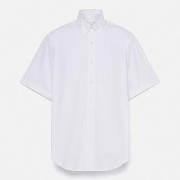Timberland - Kurzärmeliges Hemd aus Stretch-Popeline für Herren in Weiß, Herren, Weiß, Größe: 3XL von Timberland