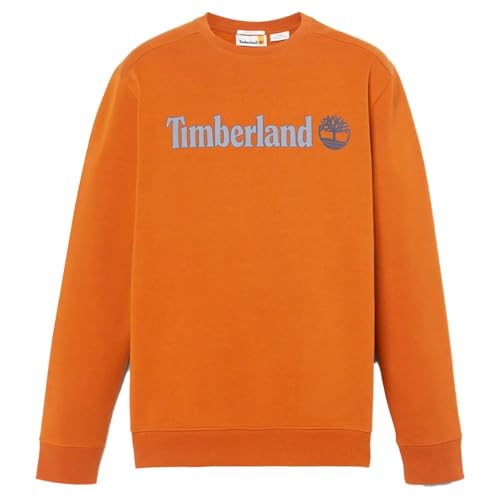 Timberland Linear Logo Crew Neck S, Pulli - S von Timberland