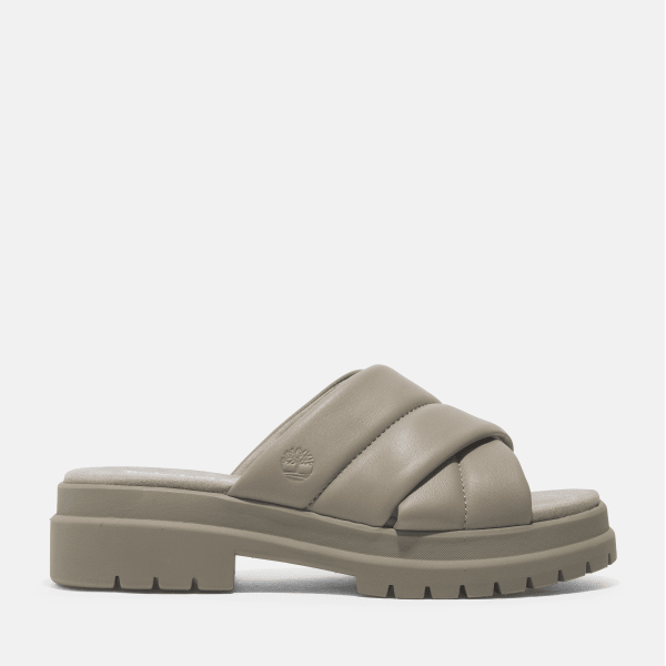 Timberland - London Vibe Slide Sandale für Damen in Beige, Frau, Beige, Größe: 39 von Timberland