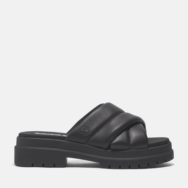 Timberland - London Vibe Slide Sandale für Damen in Schwarz, Frau, Schwarz, Größe: 39.5 von Timberland