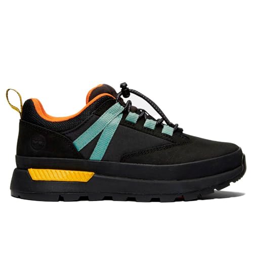 Timberland Low Lace Up Sneaker, Schwarz (Blk NBK W Grn), 21 EU von Timberland