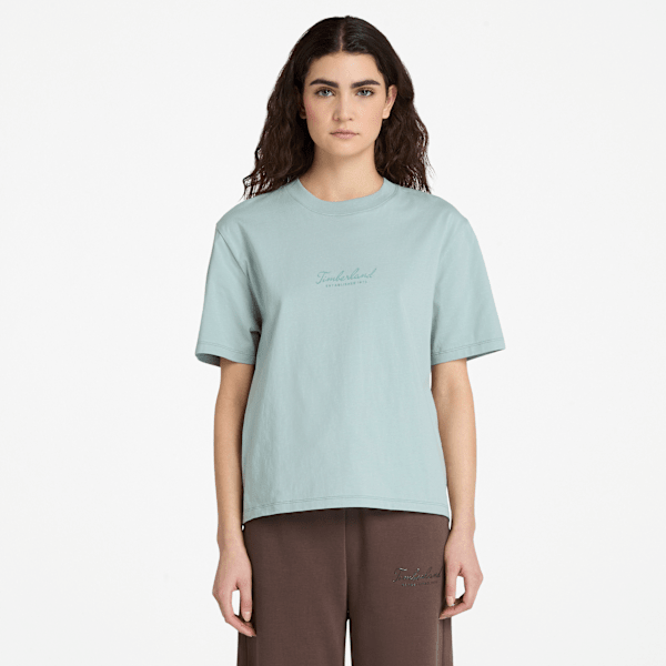 Timberland - Lush Comfort Kurzarm-T-Shirt für Damen in Grau, Frau, Grau, Größe: S Timberland - Lush Comfort Kurzarm-T-Shirt für Damen in Grau, Frau, Grau, Größe: S von Timberland
