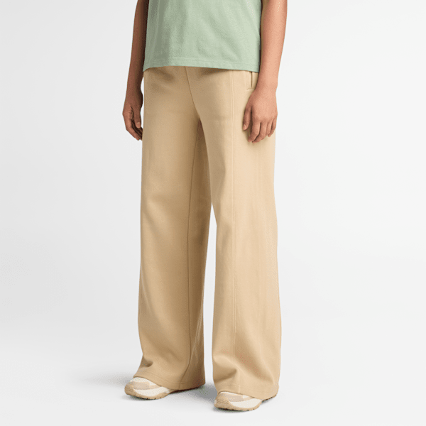 Timberland - Luxuriöse Palazzo-Hose für Damen in Beige, Frau, Beige, Größe: L Timberland - Luxuriöse Palazzo-Hose für Damen in Beige, Frau, Beige, Größe: L von Timberland