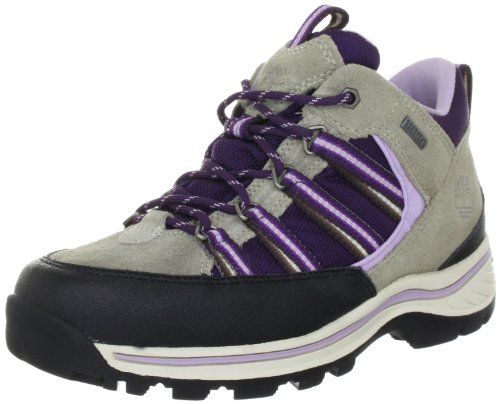 Timberland Mädchen MAHOOSC GTX LCHKR Gry/PRP Halbschuhe, Grau (Light Grey with Purple), 39 EU von Timberland