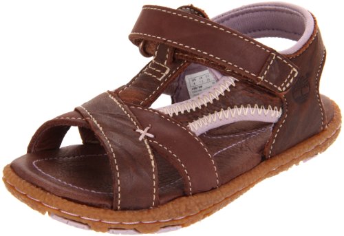 Timberland Mädchen WAGON HILL TSTRAP BROWN Sandalen, Braun 0), 40 EU von Timberland