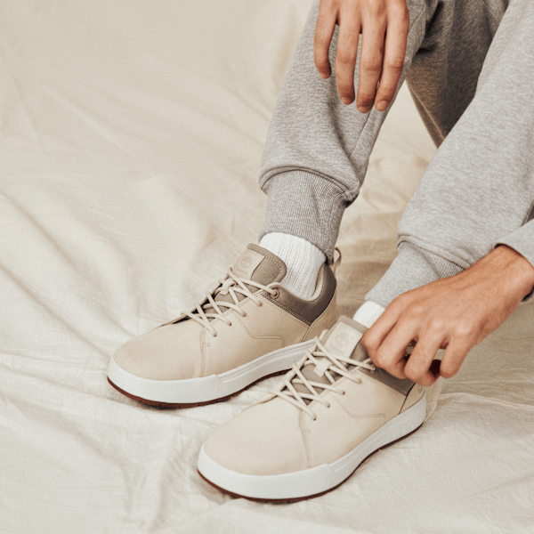 Timberland - Maple Grove Low-Top-Sneaker zum Schnüren für Herren in Naturfarben, Mann, Beige, Größe: 44 von Timberland