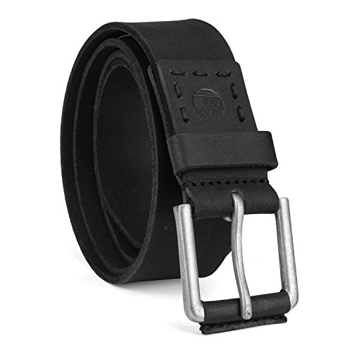 Timberland Men's 40Mm Pull Up Leather Belt, Black, 34 von Timberland