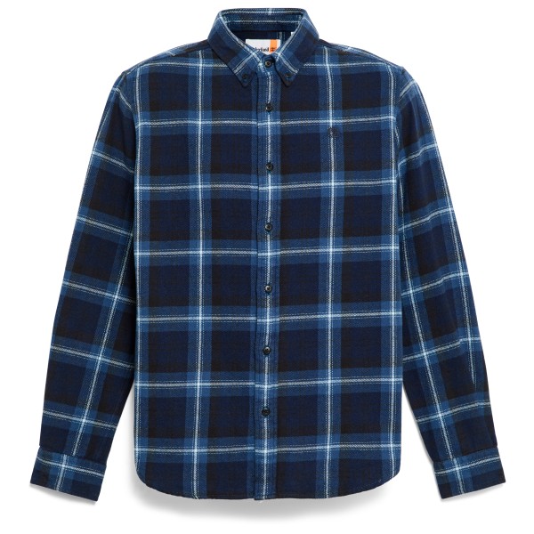 Timberland - Midweight Flannel Check Shirt - Hemd Gr M blau von Timberland