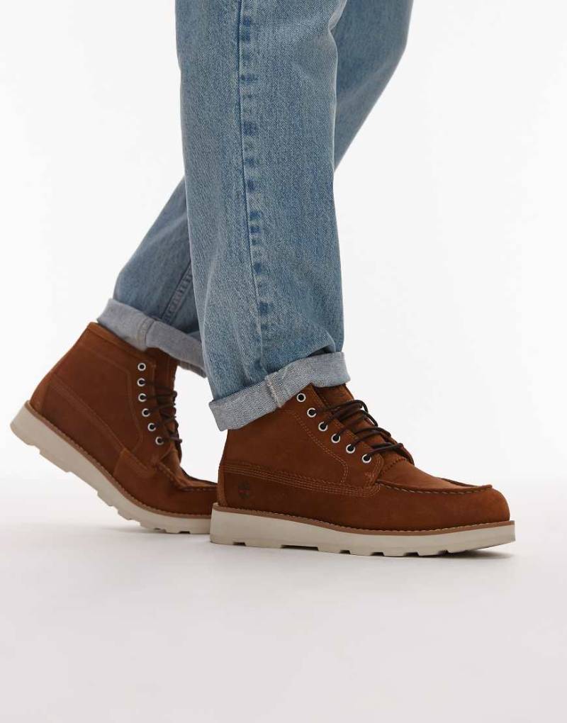 Timberland - Mittelhohe Chukka-Stiefel aus Wildleder in Mittelbraun-Brown von Timberland