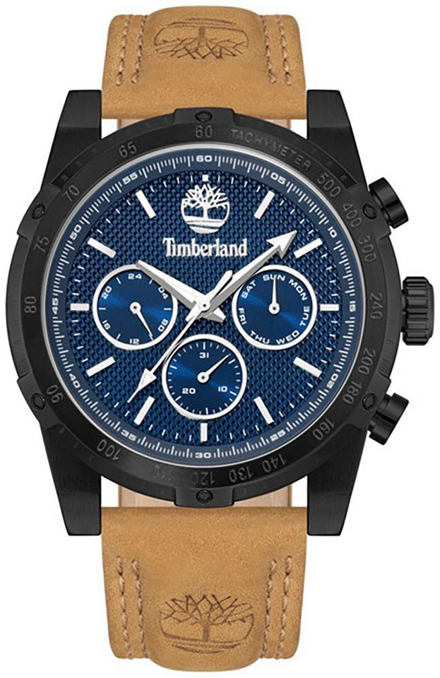 Timberland Multifunktionsuhr STONINGTON TDWGF2230406, Quarzuhr, Armbanduhr, Herrenuhr, Lederarmband, analog, Tag, Wochentag Timberland Multifunktionsuhr STONINGTON TDWGF2230406, Quarzuhr, Armbanduhr, Herrenuhr, Lederarmband, analog, Tag, Wochentag von Timberland