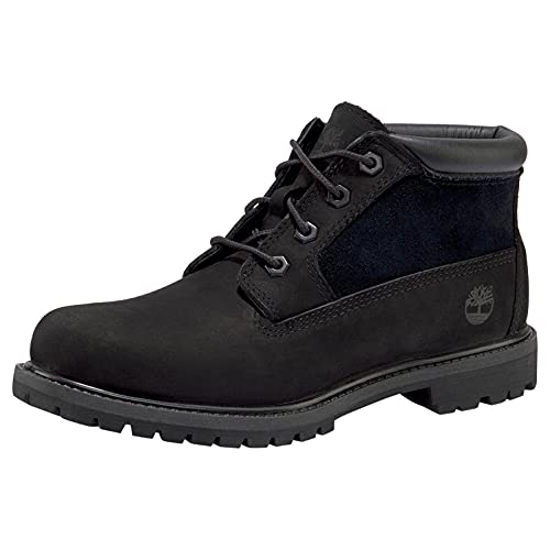 Timberland Nellie Chukka Damen Stiefel Boots Wasserfest Nubuk Schwarz, Schuhgröße:42 EU von Timberland