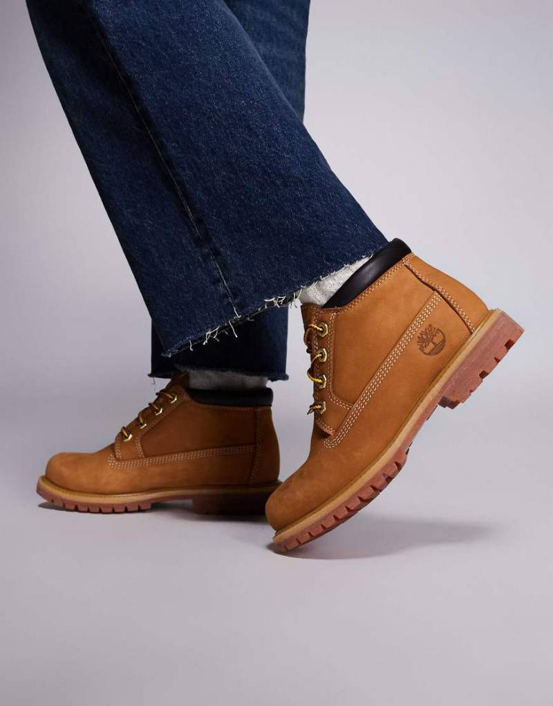 Timberland - Nellie - Stiefel aus Nubuk in Weizenbraun-Neutral von Timberland