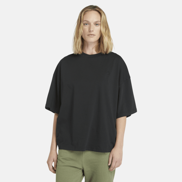 Timberland - Oversize T-Shirt für Damen in Schwarz, Frau, Schwarz, Größe: XS von Timberland