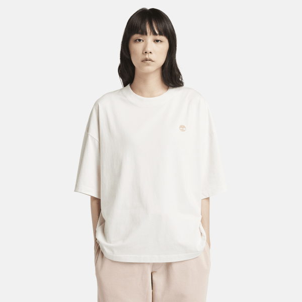 Timberland - Oversize T-Shirt für Damen in Weiß, Frau, Weiß, Größe: M von Timberland
