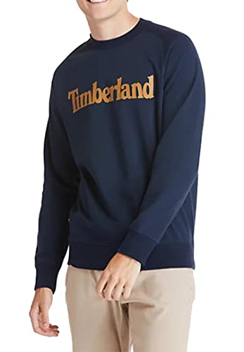 Timberland Oyster R BB Crew Sweat Herren Sweatshirt Pullover TB0A2C6H blau, Bekleidungsgröße:M von Timberland