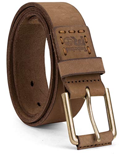 Timberland PRO Herren 40mm Workwear Leather Belt Gürtel, Weizen/Klimmzug, 32 von Timberland PRO