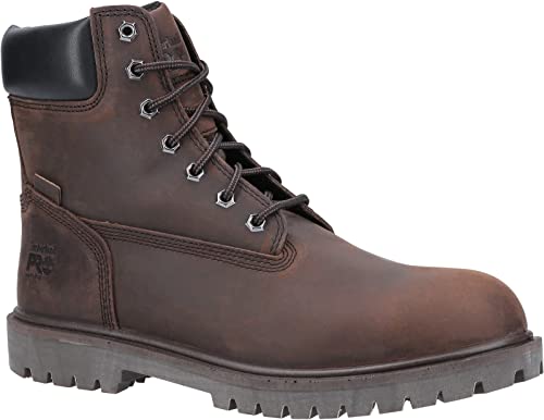 Timberland PRO Herren 6 In Iconic Work Boot S3 Fire and Safety Shoe, Brown, 42 EU Weit von Timberland