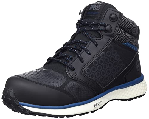 Timberland PRO Herren Reaxion Nt FP S3 Brandschutzschuhe, Black Morrocan Blue, 44.5 EU von Timberland