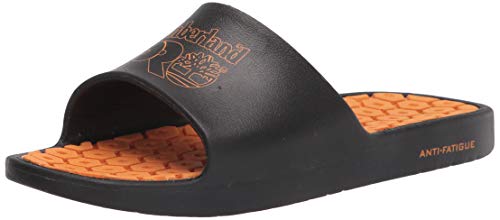 Timberland PRO unisex adult Anti-fatigue Technology Slide Sandal, Black/Orange, 3 Women Men US von Timberland