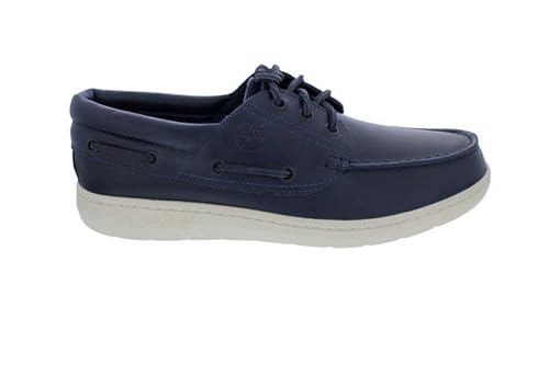 Timberland Portofino Pier Bootsschuh A6CXM-EP1, Dark Blue - Dunkelblau, Glattleder Blau Gr. 47 1/2 von Timberland