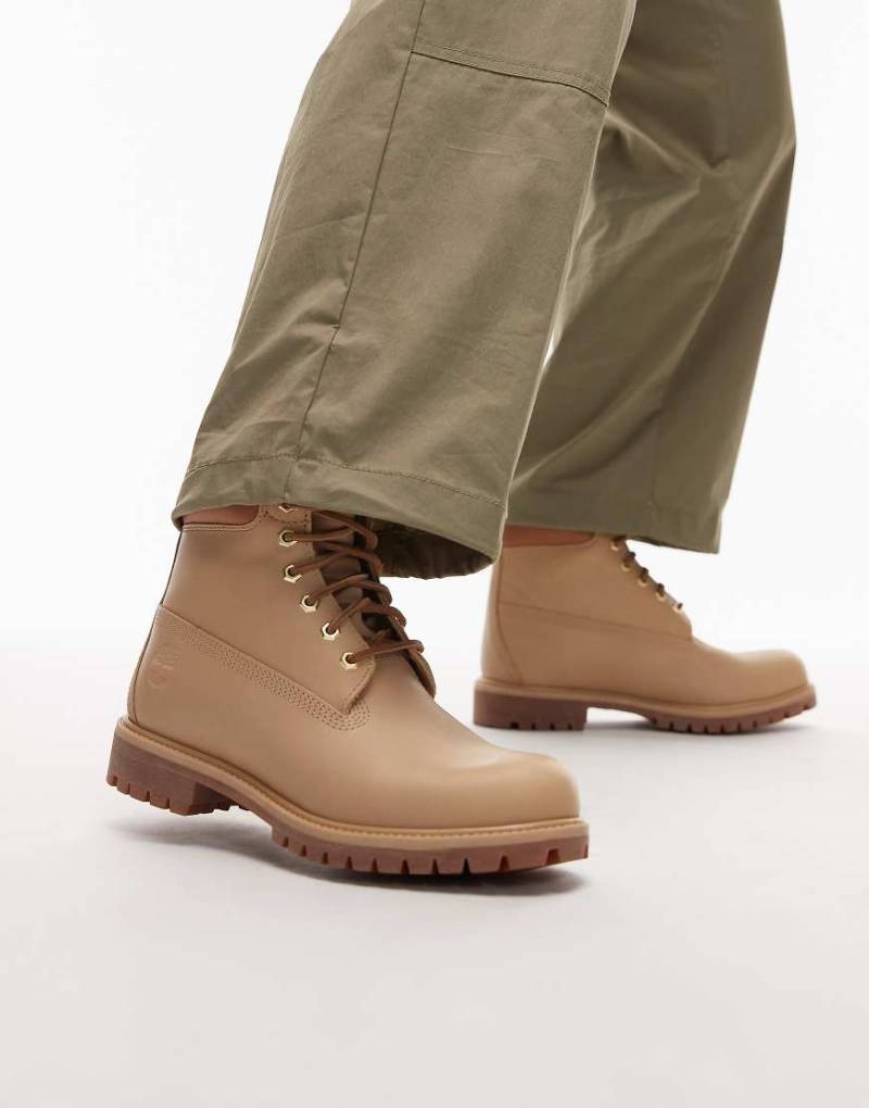 Timberland - Premium 6 Inch - Lederstiefel in Mittelbeige-Neutral von Timberland
