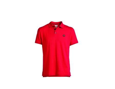 Timberland Pro 353 "James Halbarm Polo-Shirt, Farbe: Ruby Red, Gr.: M von Timberland
