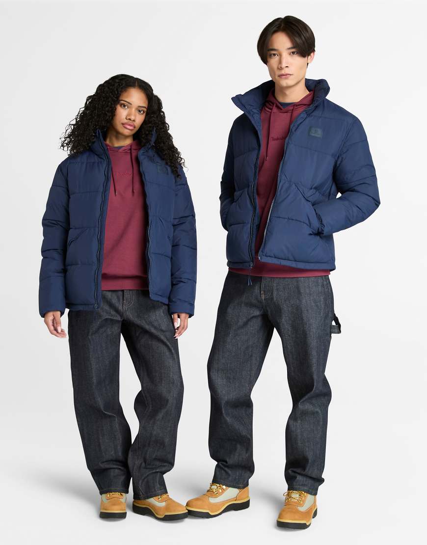Timberland - Pufferjacke in Cabanblau mit Silikon-Aufnäher und synthetischem Futter-Marineblau von Timberland