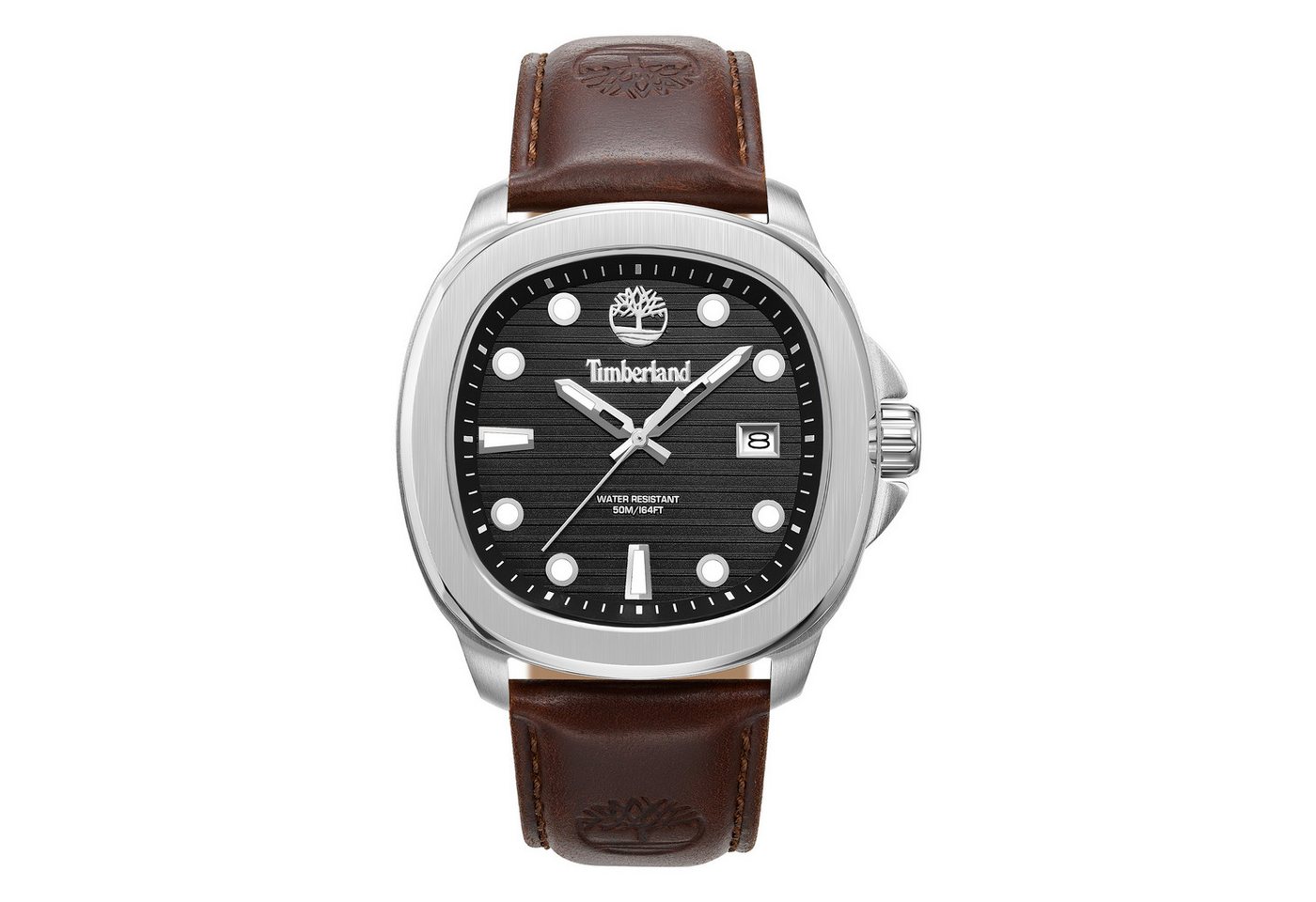 Timberland Quarzuhr Greenough TDWGB0083301, Armbanduhr, Herrenuhr, Lederarmband, analog, Tag von Timberland