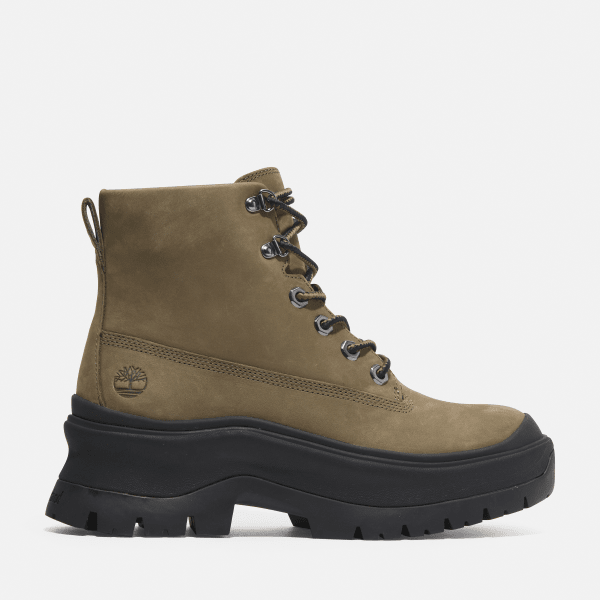 Timberland - Roxie Lane Mid Boot zum Schnüren für Damen in Grün, Frau, Grün, Größe: 37.5 von Timberland