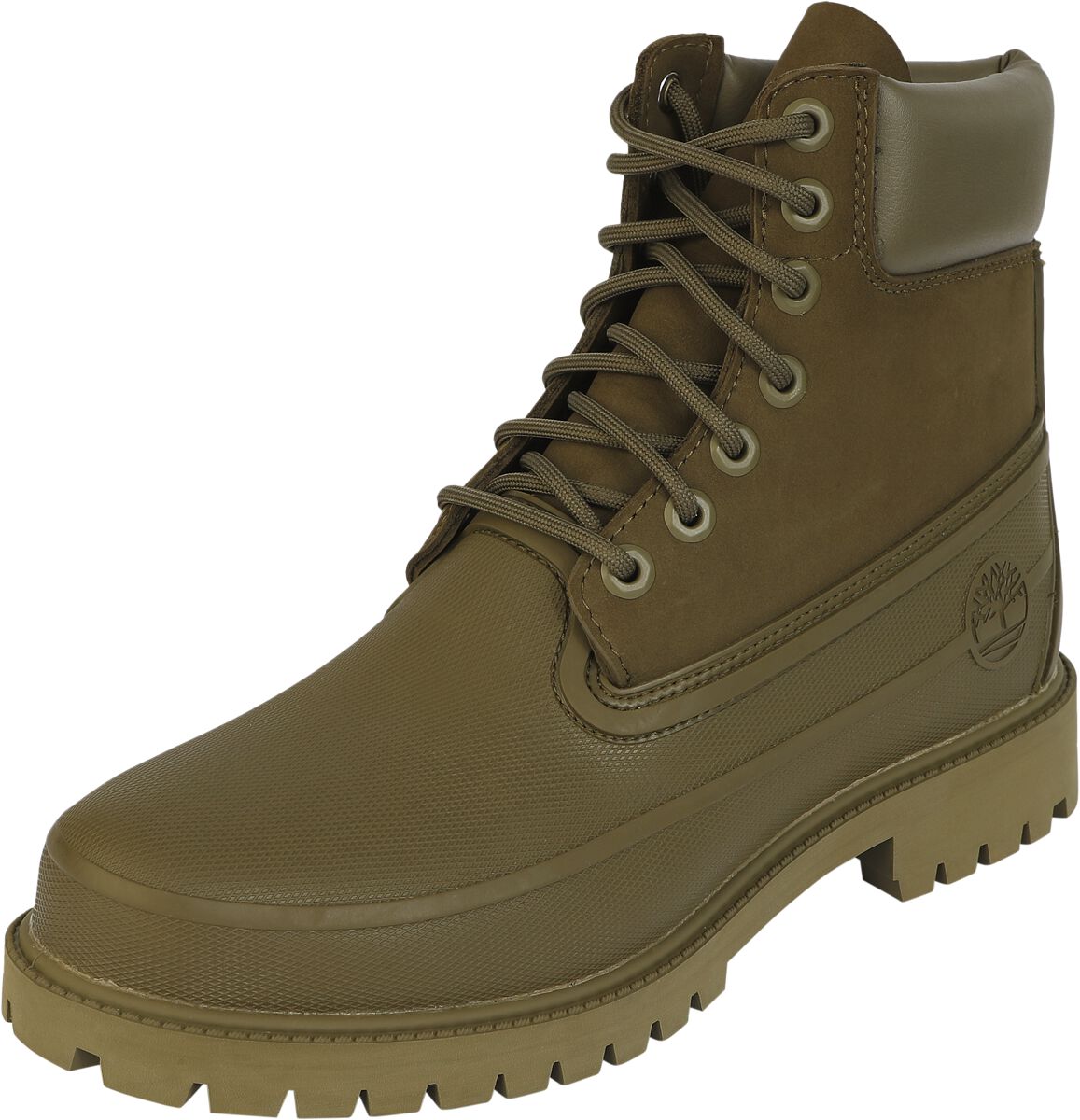 Timberland Rubber Toe 6 Inch Remix Boot oliv in EU45 von Timberland