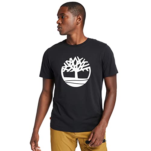 Timberland SS Tree Logo T Herren T-Shirt Shirt TB0A2C6S schwarz, Bekleidungsgröße:M von Timberland