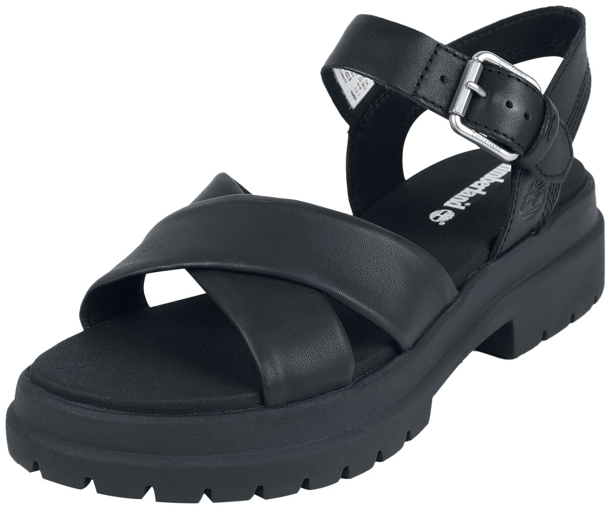 Timberland Sandale - London Vibe Cross Strap Sandal - EU37 bis EU41 - für Damen - Größe EU39 - schwarz von Timberland