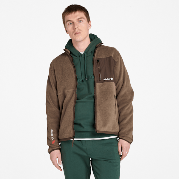 Timberland - Sherburne Polartec Fleecejacke für Herren in Braun, Herren, Braun, Größe: XL Timberland - Sherburne Polartec Fleecejacke für Herren in Braun, Herren, Braun, Größe: XL von Timberland