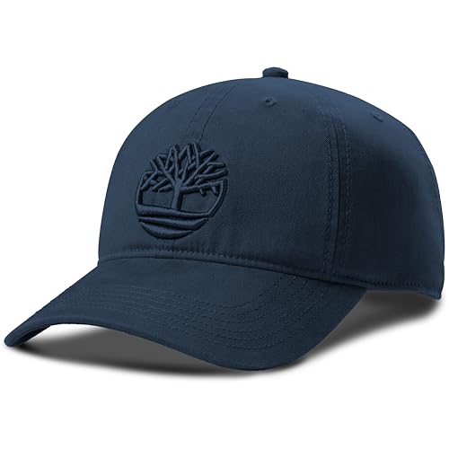 Timberland Soundview Herren Baseball Cap Baumwolle Canvas Verstellbar Leichte Stilvolle Mütze für Outdoor-Aktivitäten, Dark Denim (Marineblau), Einheitsgröße von Timberland