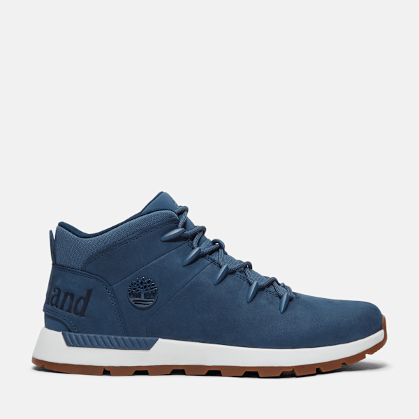 Timberland - Sprint Trekker Mid-Top-Sneaker zum Schnüren für Herren in Dunkelblau, Herren, Blau, Größe: 40 von Timberland