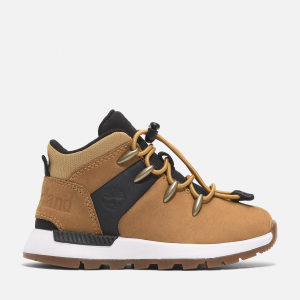 Timberland - Sprint Trekker Sneaker mit Bungee-Verschluss für Kleinkinder in Hellgelb, Gelb, Größe: 27 von Timberland