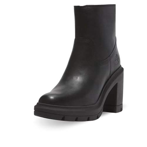 Timberland Allington Heights Damen-Stiefel, mittelhoch, mit Reißverschluss, Schwarze Vollmaserung, 8.5 Wide von Timberland